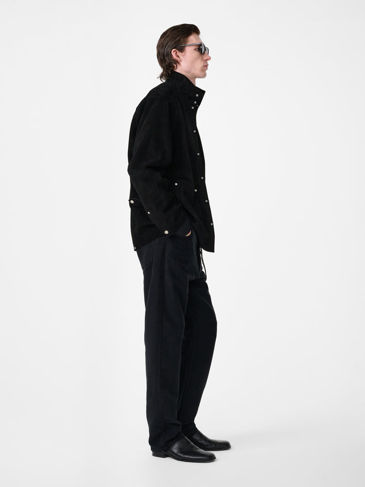 Riso Moleskin Straight Leg Pant Black