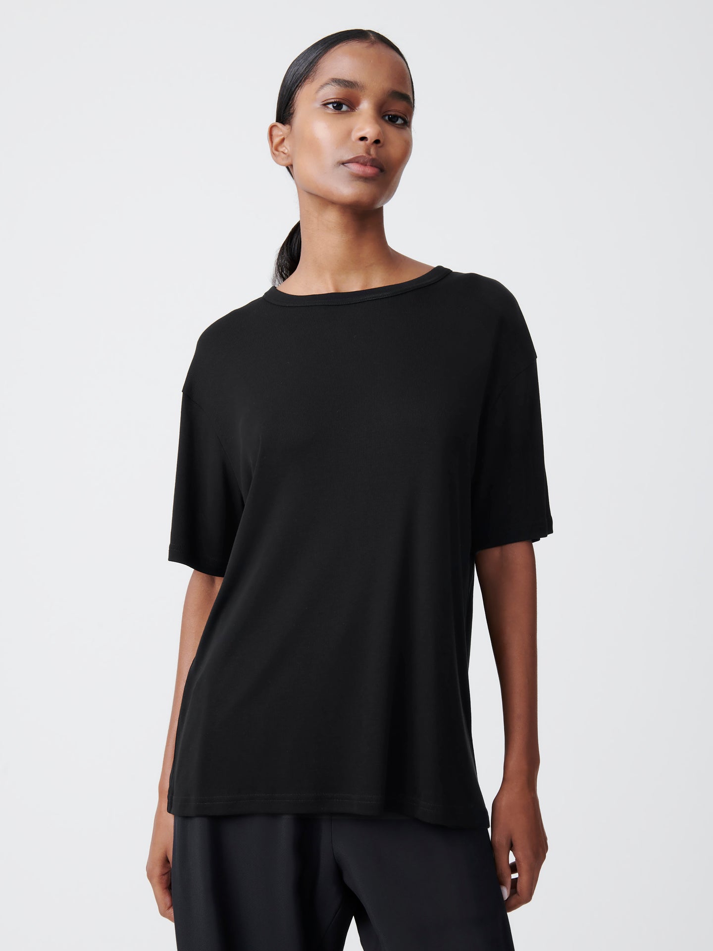 Rond T-Shirt in Black