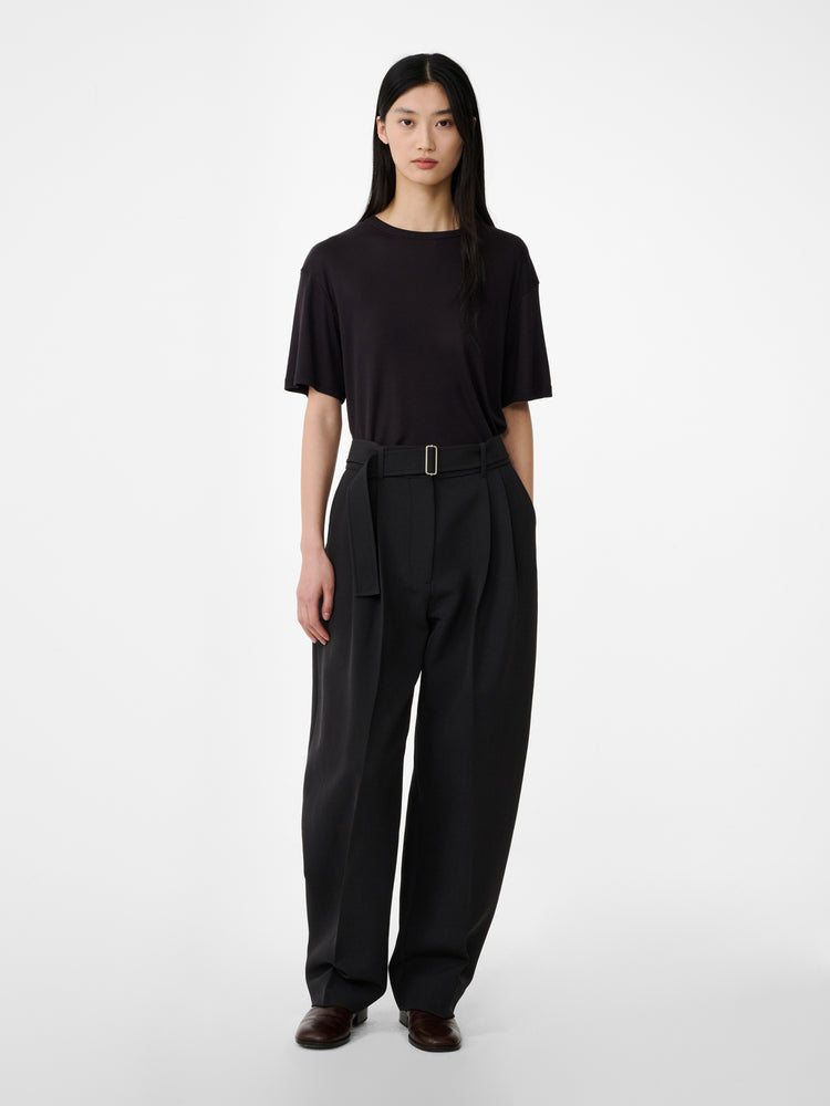 Rond T-Shirt in Black Grape - Studio Nicholson