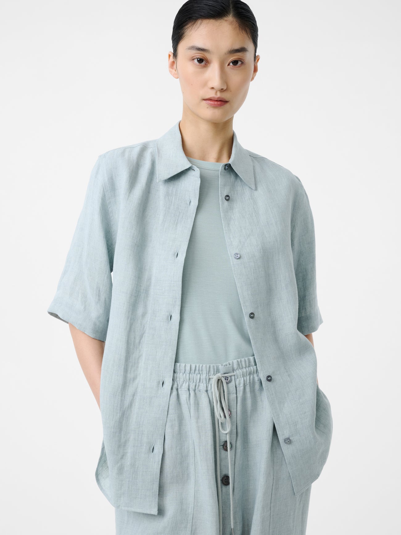 Rond T-Shirt in Spearmint - Studio Nicholson