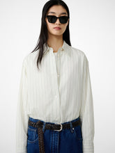 Rouen Shirt in Parchment Stripe - Studio Nicholson