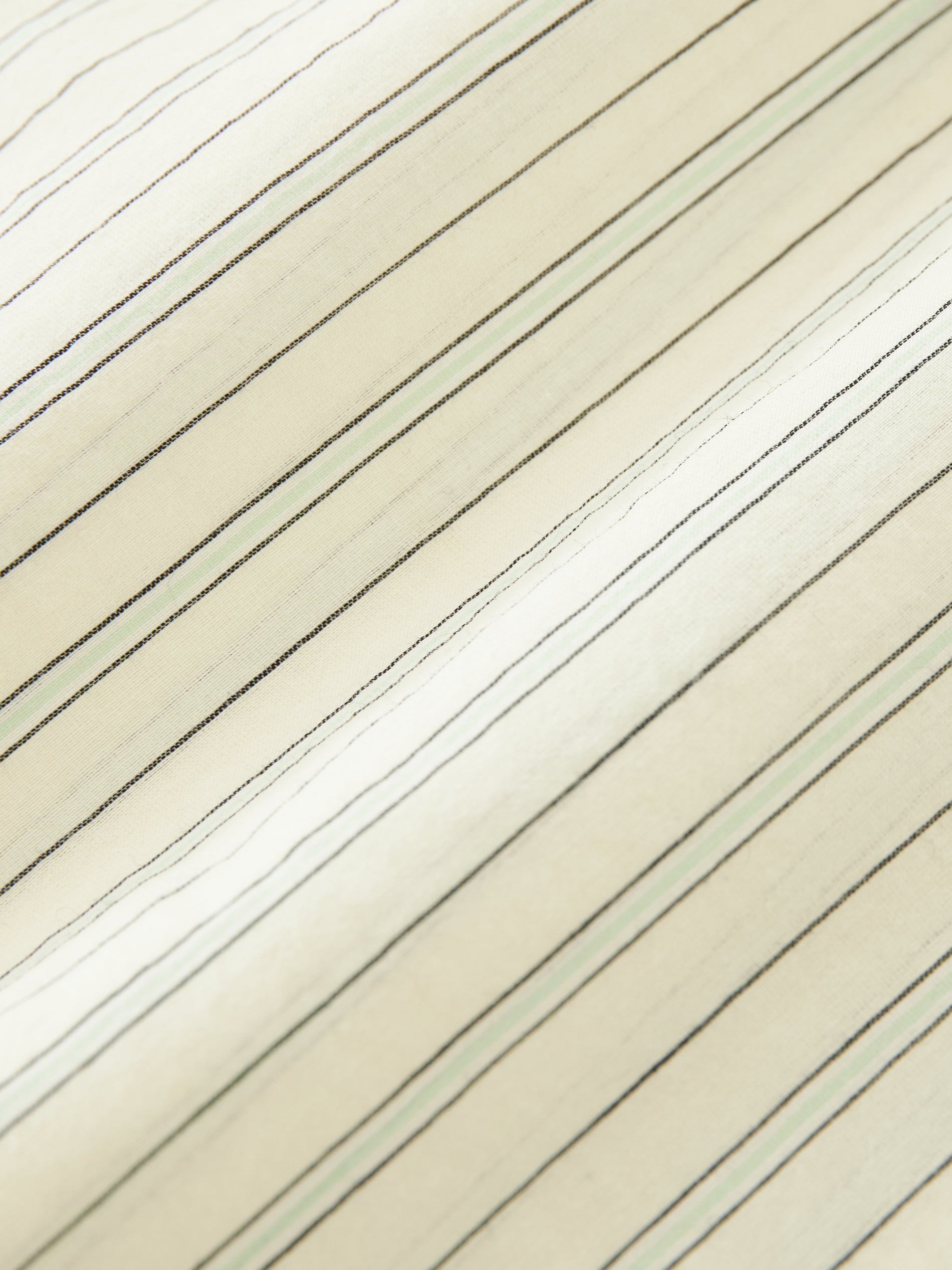 Rouen Shirt in Parchment Stripe - Studio Nicholson