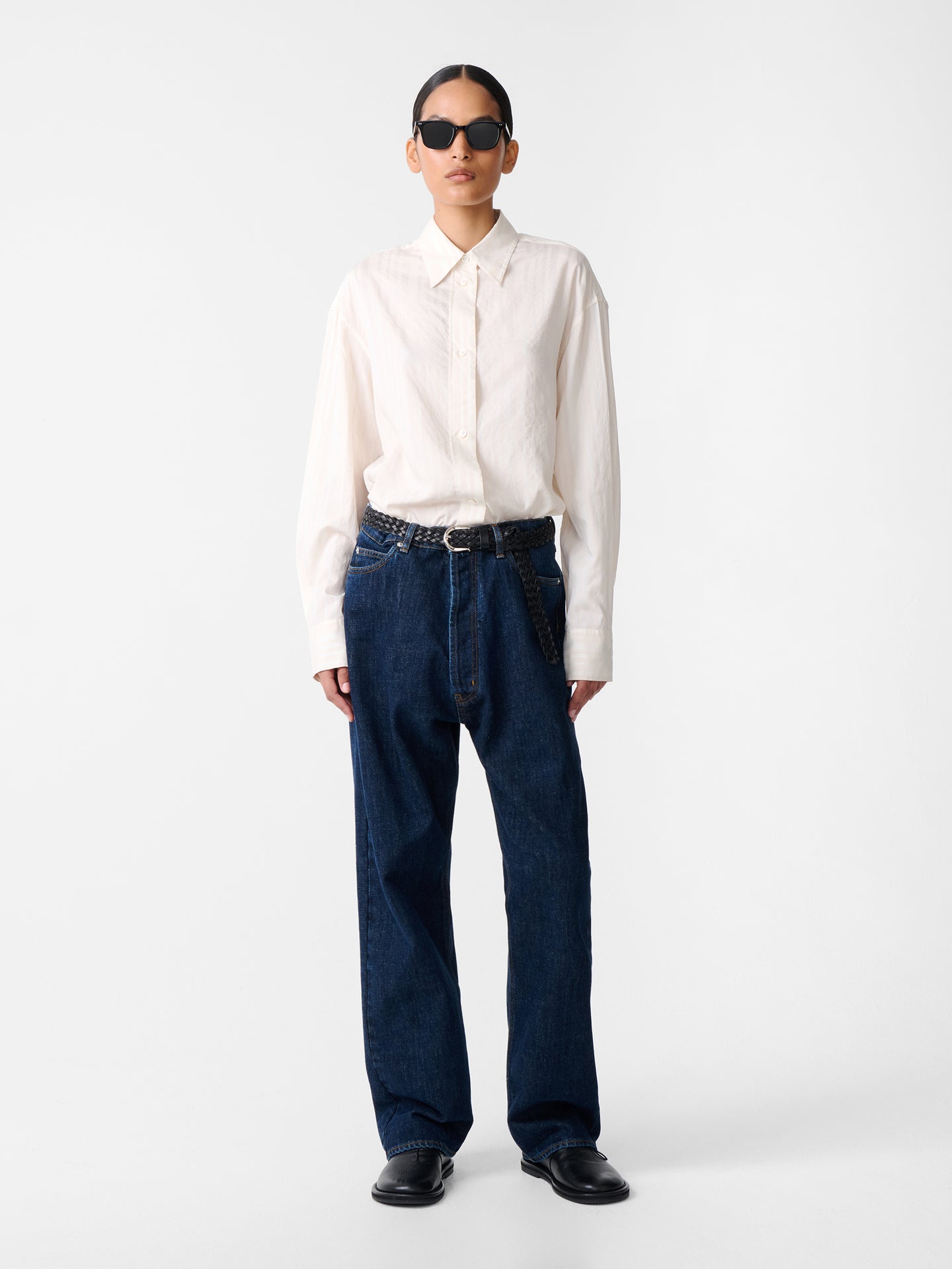 Rouen Shirt in Chalk