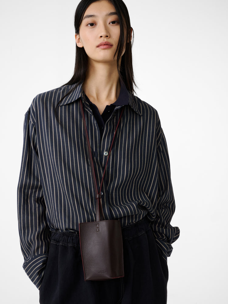 Rouen Shirt in Indigo Stripe - Studio Nicholson