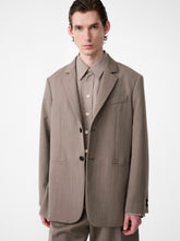 Roversi Wool Jacket in Bark Melange