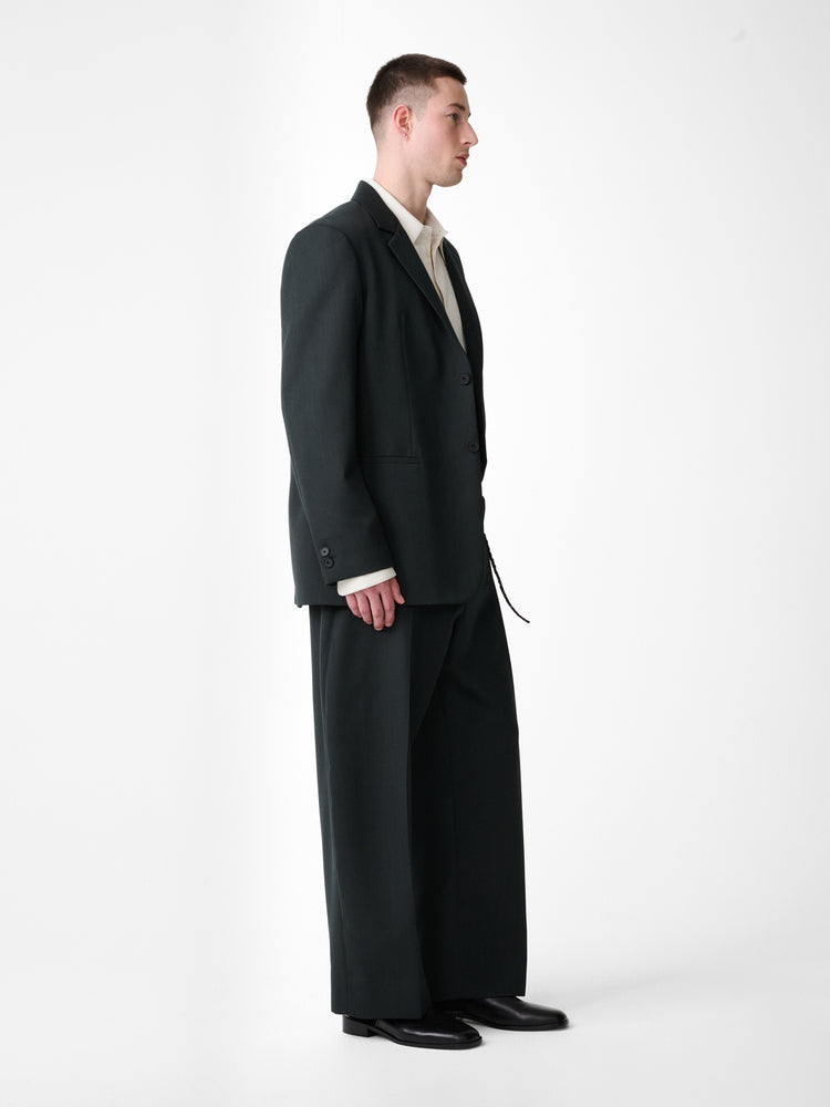 Roversi Wool Jacket in Mineral Green