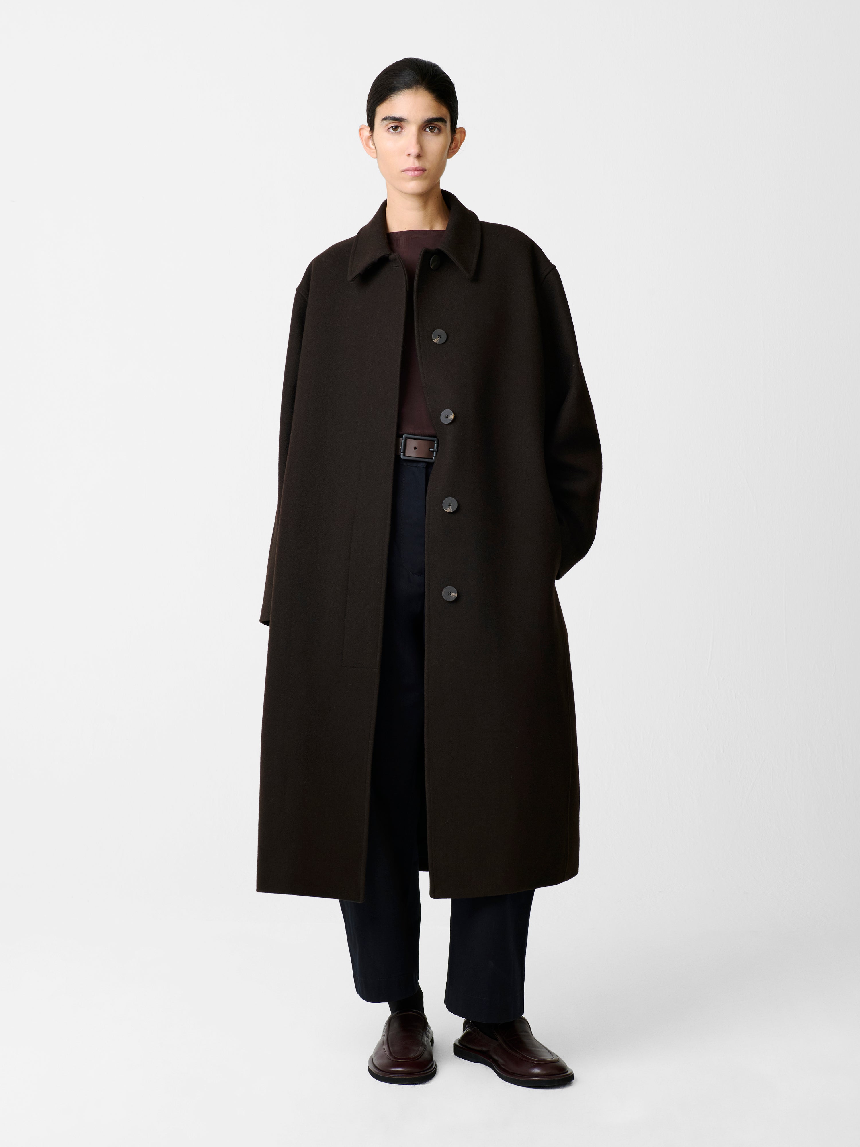 Ria Wool Coat Espresso
