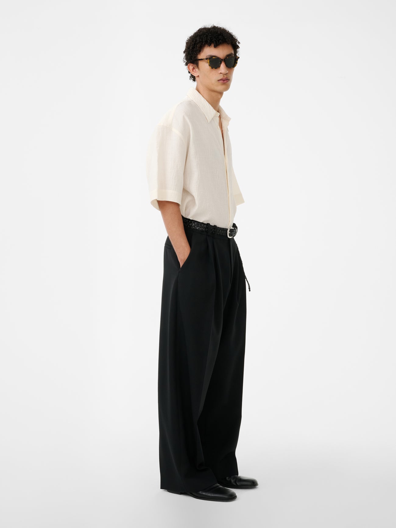 Sanko Shirt in Milk - Studio Nicholson