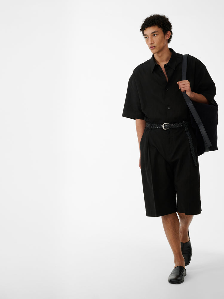 Sanko Shirt in Black - Studio Nicholson
