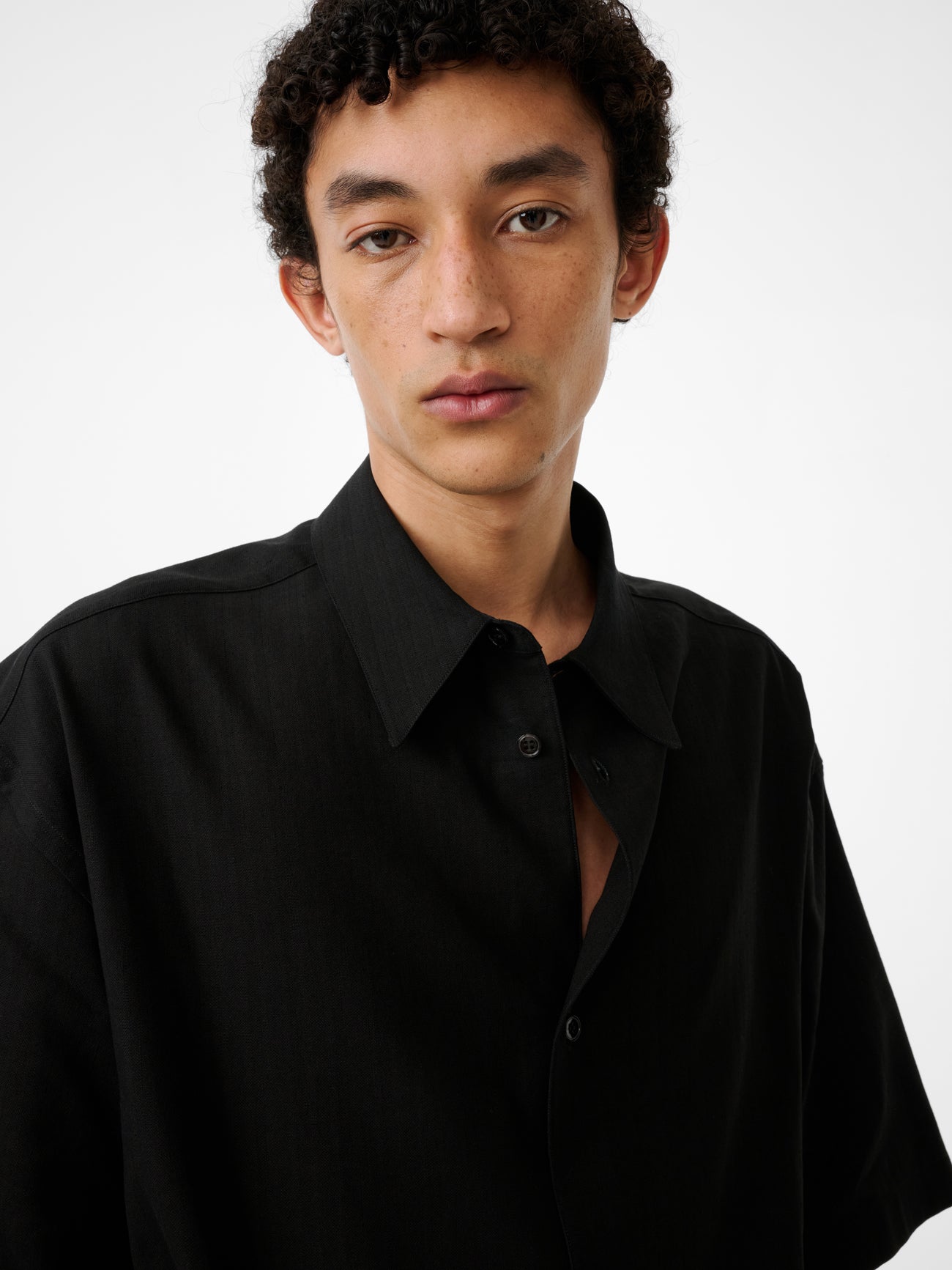Sanko Shirt in Black - Studio Nicholson