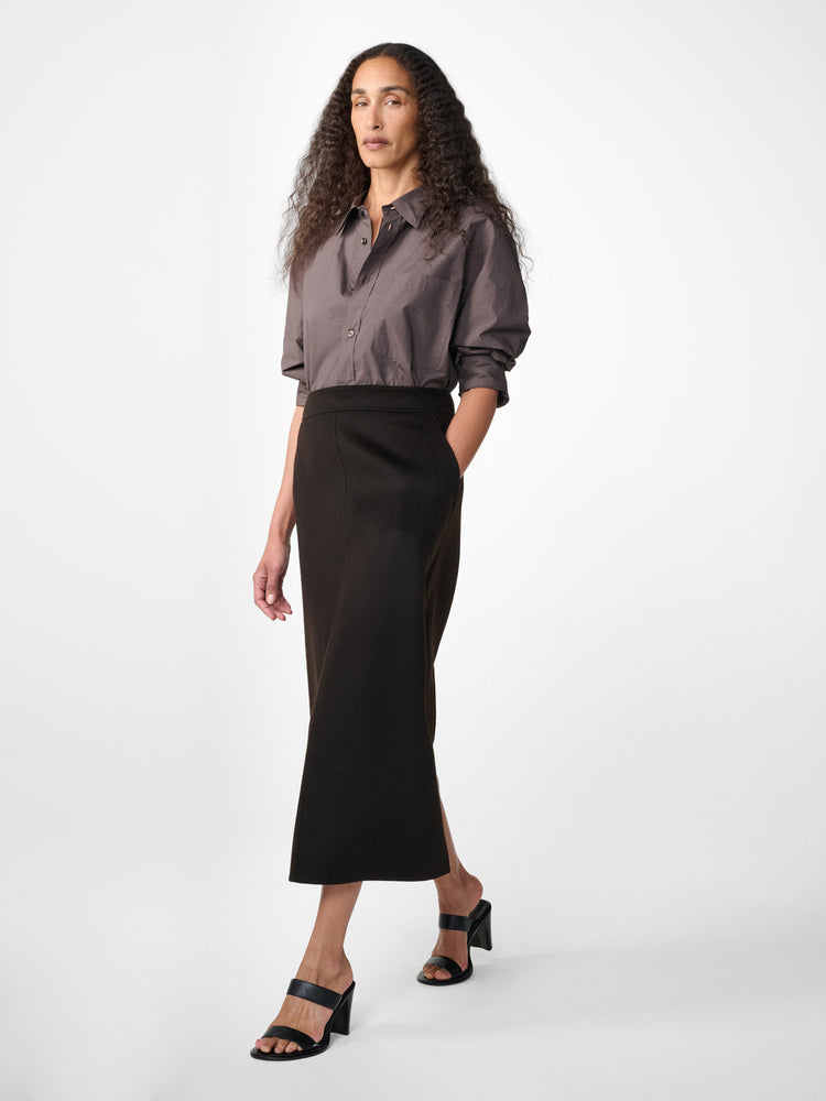 Savi Wool Skirt in Ore