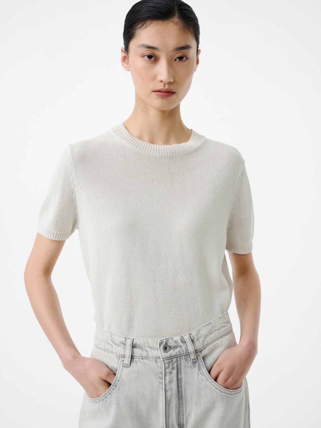 Seren Knit in Ice - Studio Nicholson