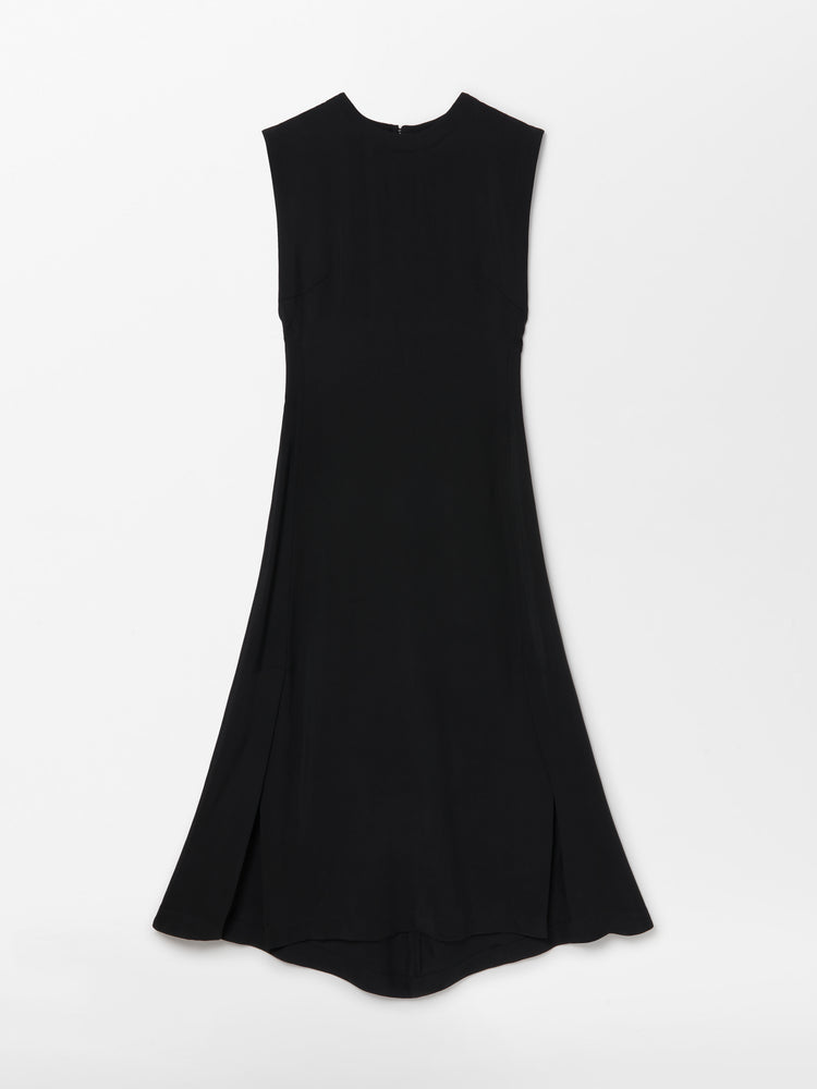 Sevan Wool Viscose Dress in Black
