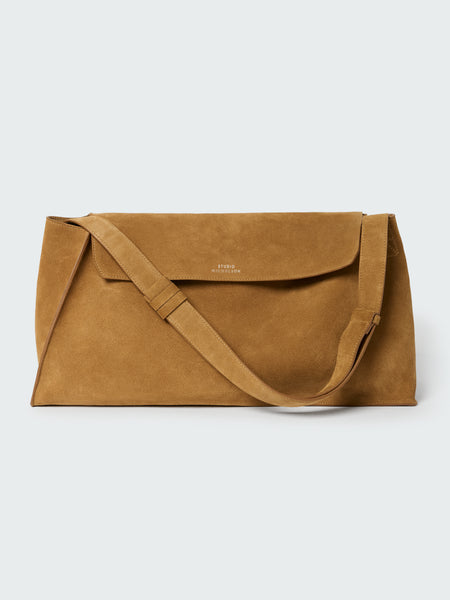 STUDIO NICHOLSON SHIBORU スエード　バッグ　レザー Designer Shiboru Suede Bag | Italian Suede | Cocoa Brown | Studio