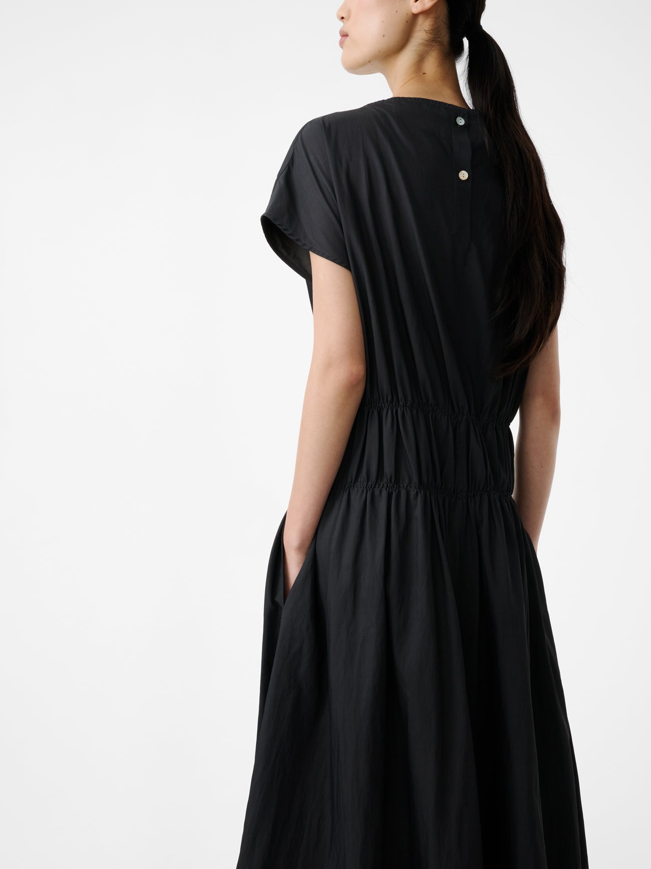 Simos Dress in Coal - Studio Nicholson
