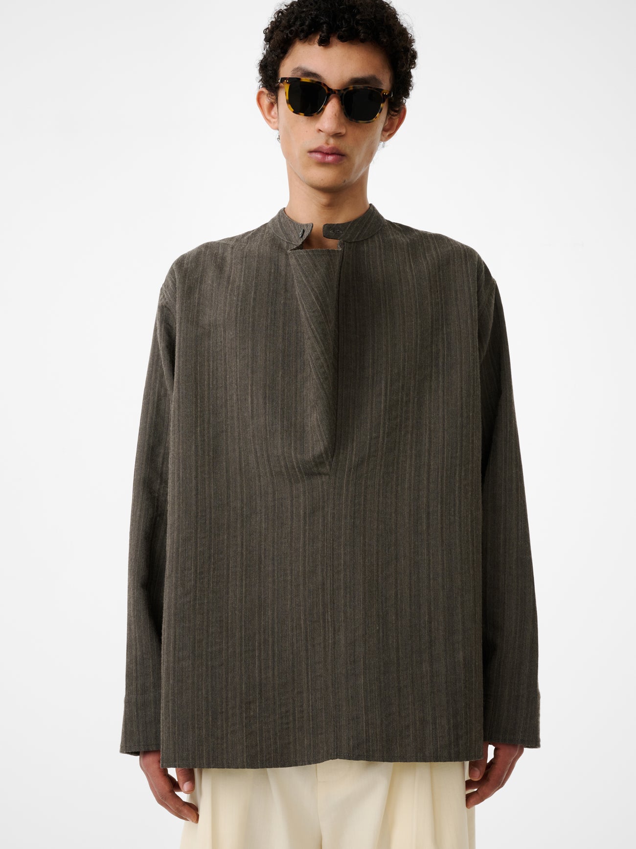 Solis Shirt in Black - Studio Nicholson