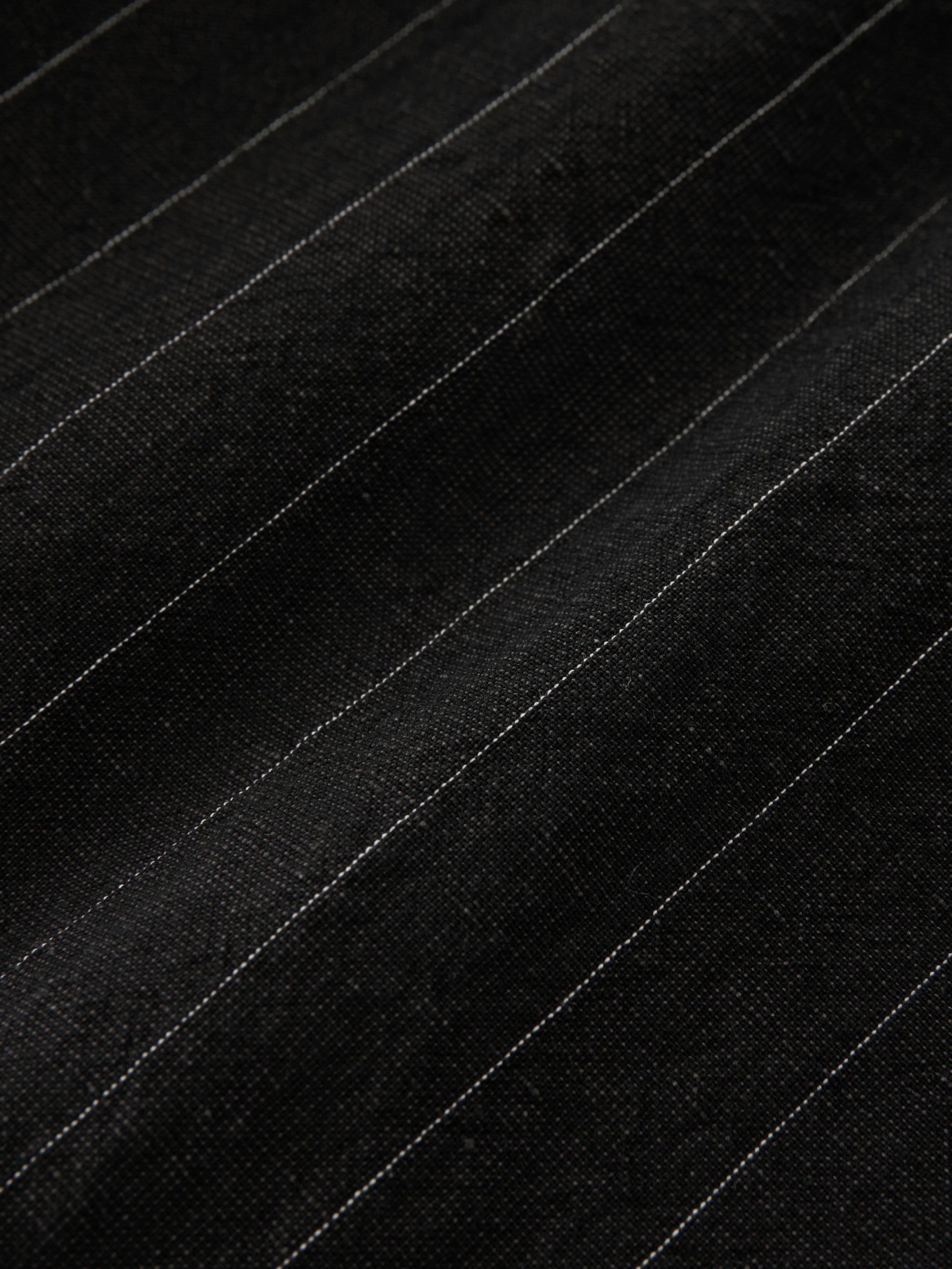 Sonny Pinstripe Pant in Black - Studio Nicholson