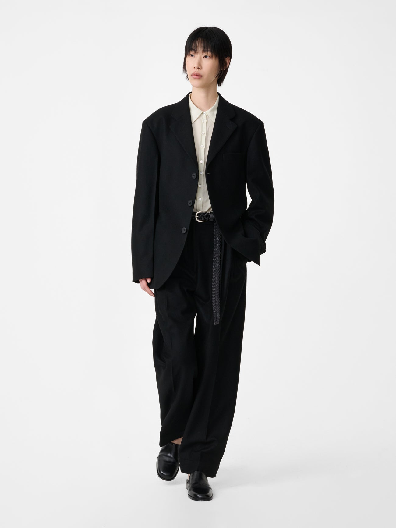 Sono Wool Jacket in Black