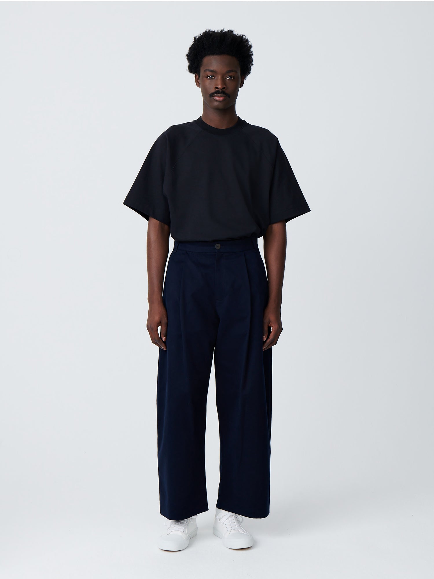 Dordoni Volume Pant In Dark Navy | Tailored Trouser | Studio