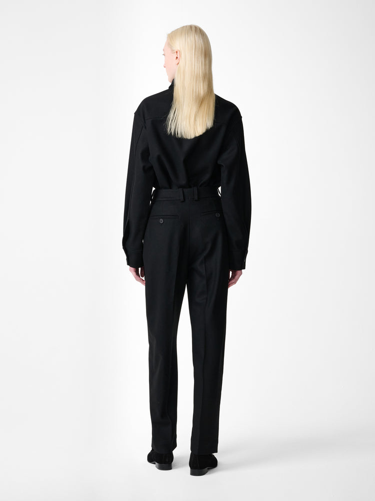 Sperro Wool Tailored Pant in Black