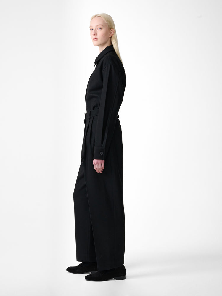 Sperro Wool Tailored Pant in Black