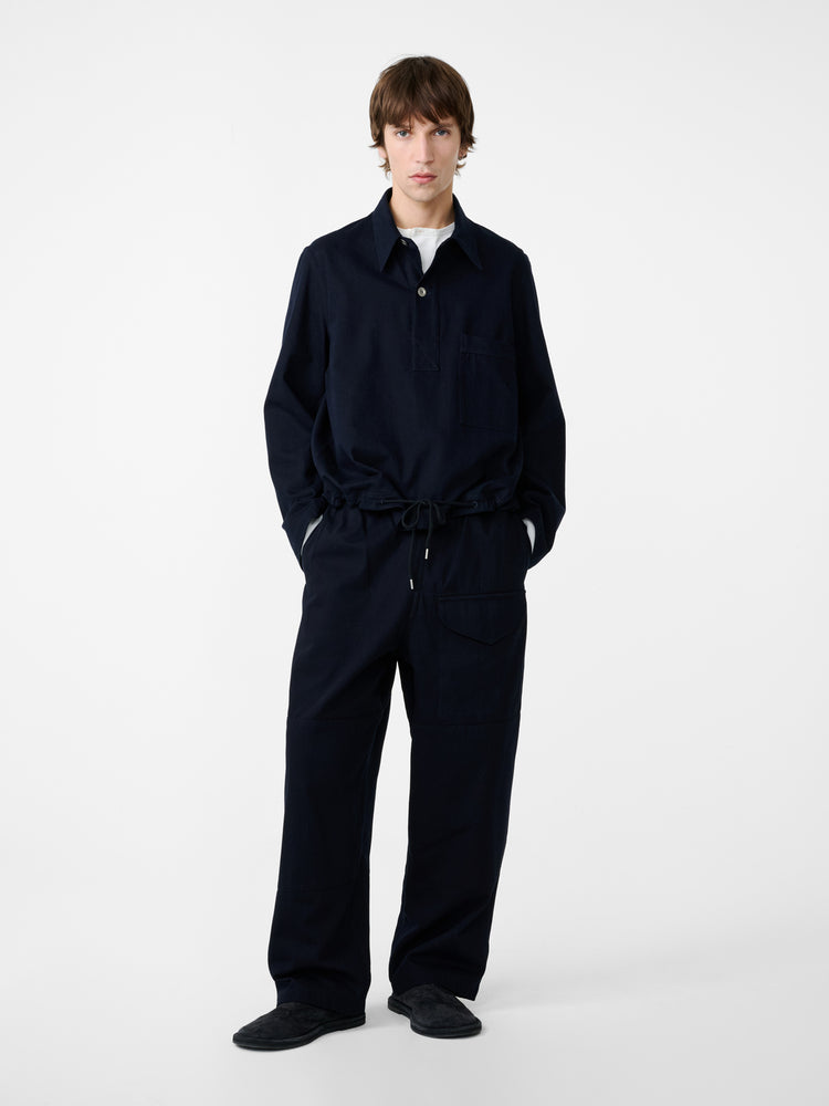 Stowe Shirt in Indigo - Studio Nicholson