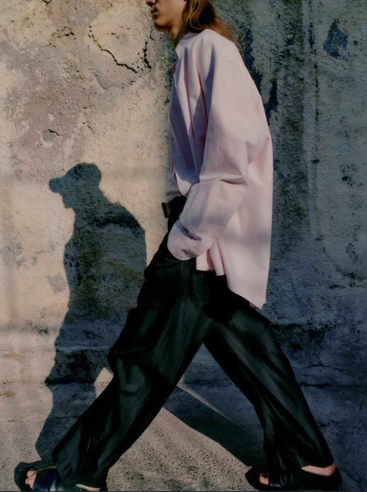 Studio nicholson RUSKIN SHIRT PINK Studio nicholson RUSKIN SHIRT PINK