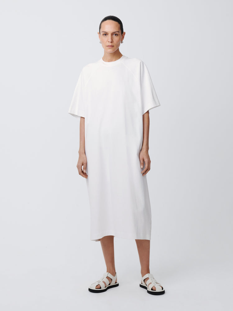 Stokes Dress in White
