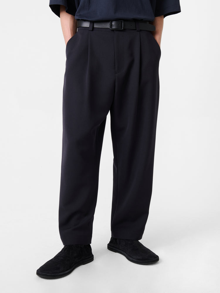 Tuck Pant in Pewter