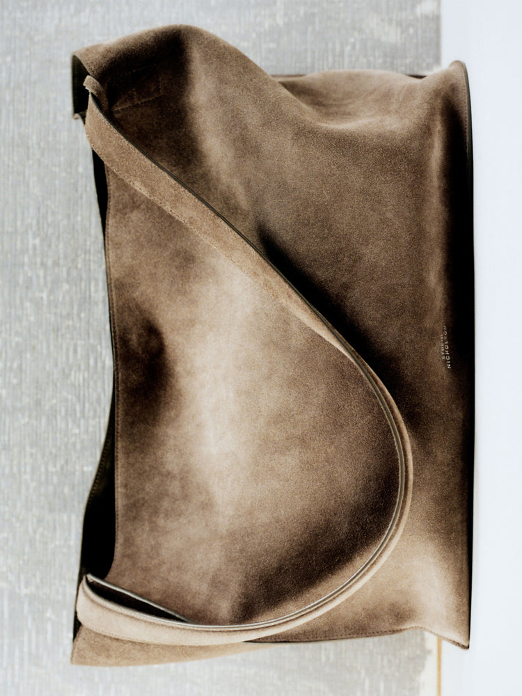Doublet Suede Bag in Clay