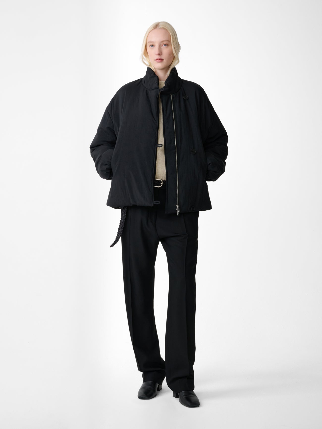 Vaner Padded Jacket in Black