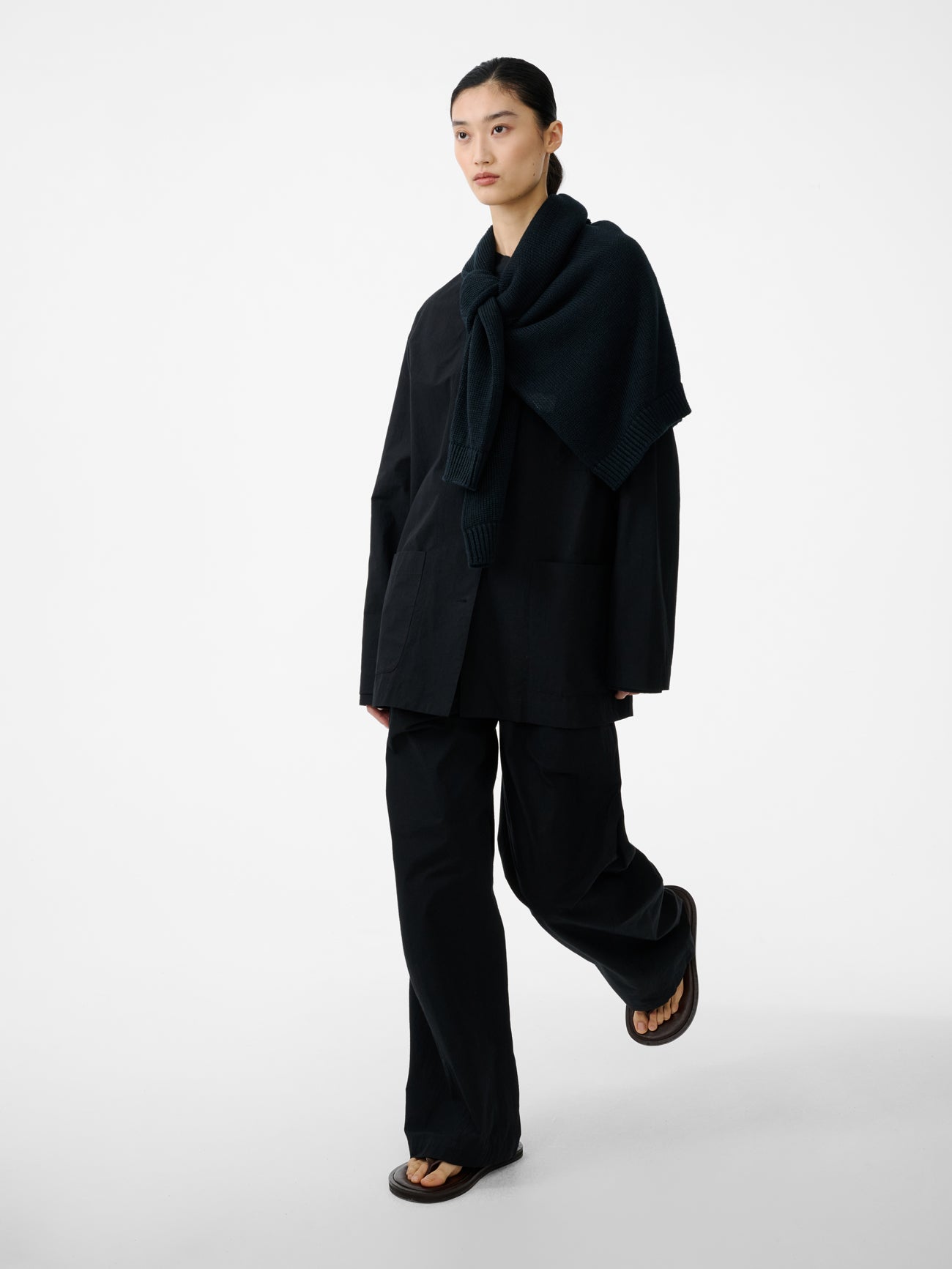Ventura Pant in Black - Studio Nicholson