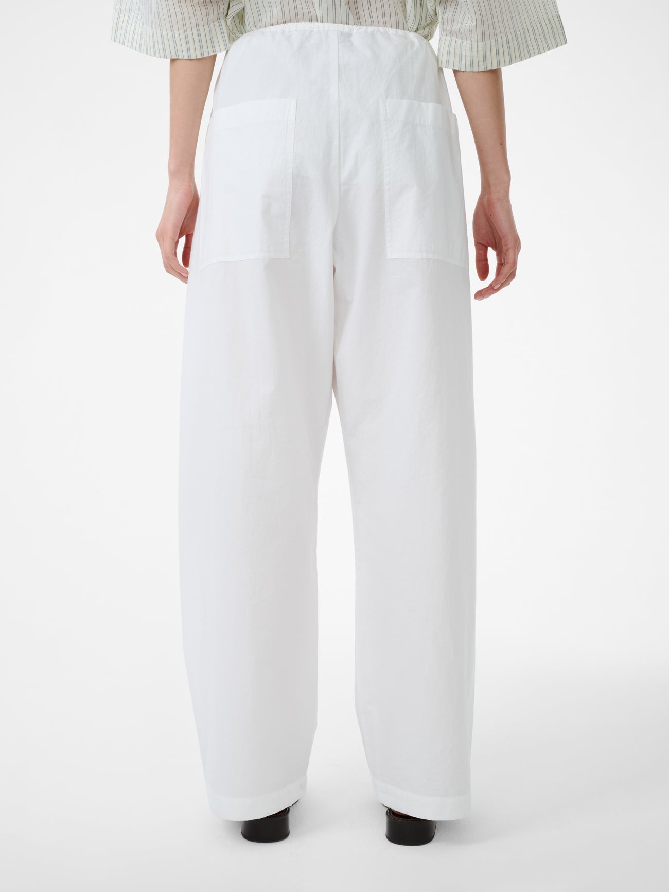 Ventura Pant in Optic White - Studio Nicholson