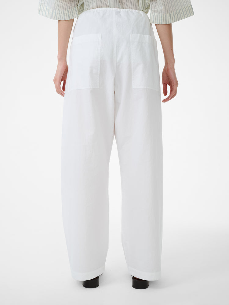 Ventura Pant in Optic White - Studio Nicholson