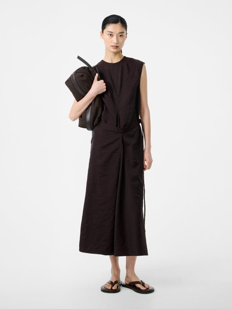 Verve Dress in Cocoa - Studio Nicholson