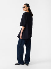 Vichy Top in Darkest Navy - Studio Nicholson