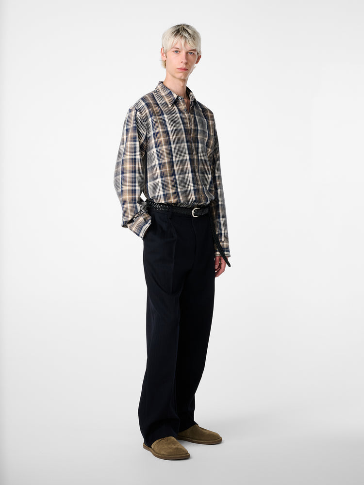 View Check Shirt in Navy / Oatmeal