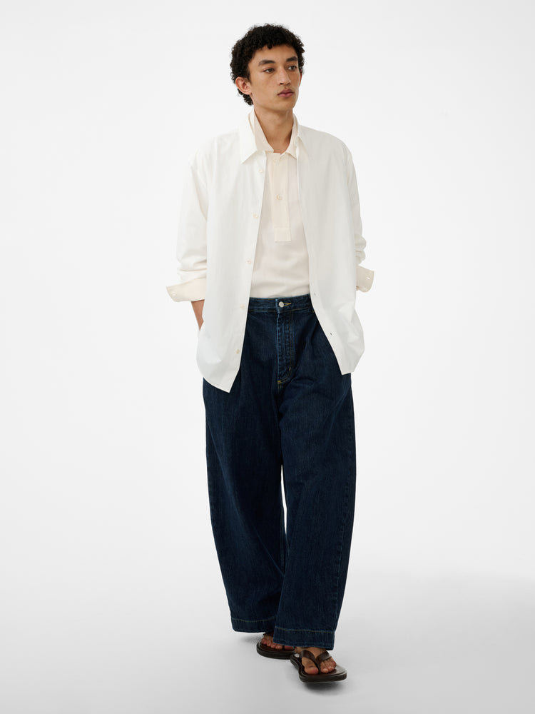 View Shirt in Optic White - Studio Nicholson