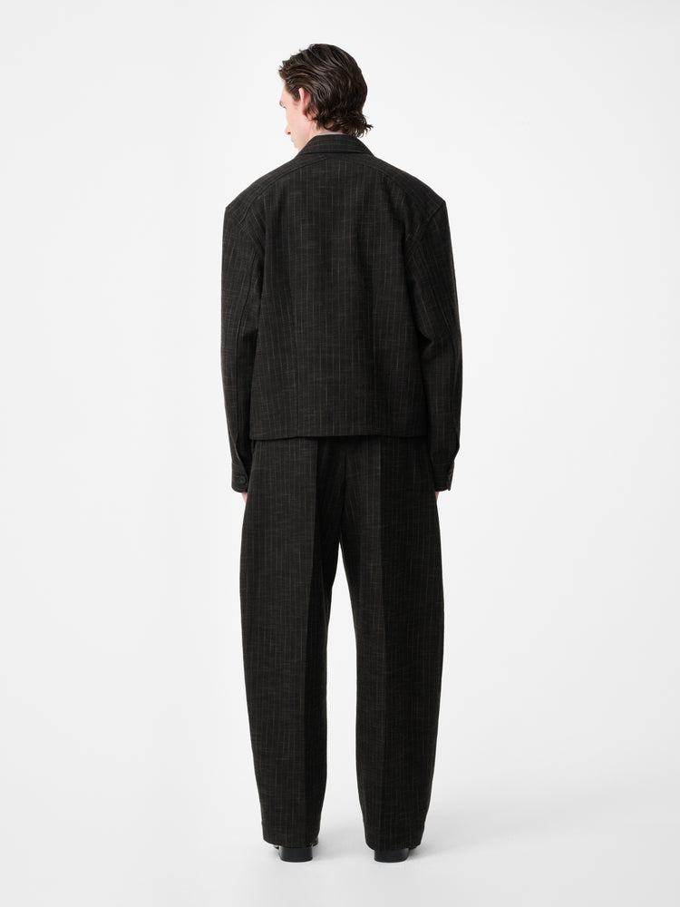 Vital Belted Pant in Peat Stripe