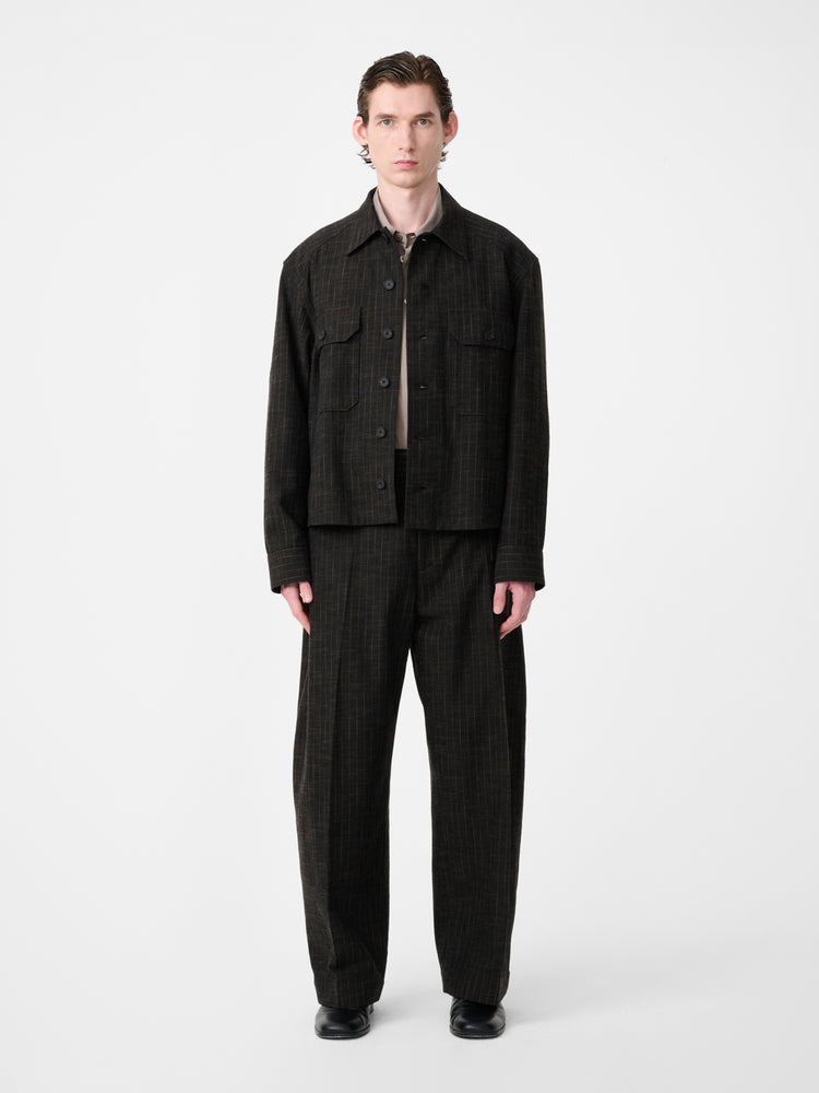 Vital Belted Pant in Peat Stripe
