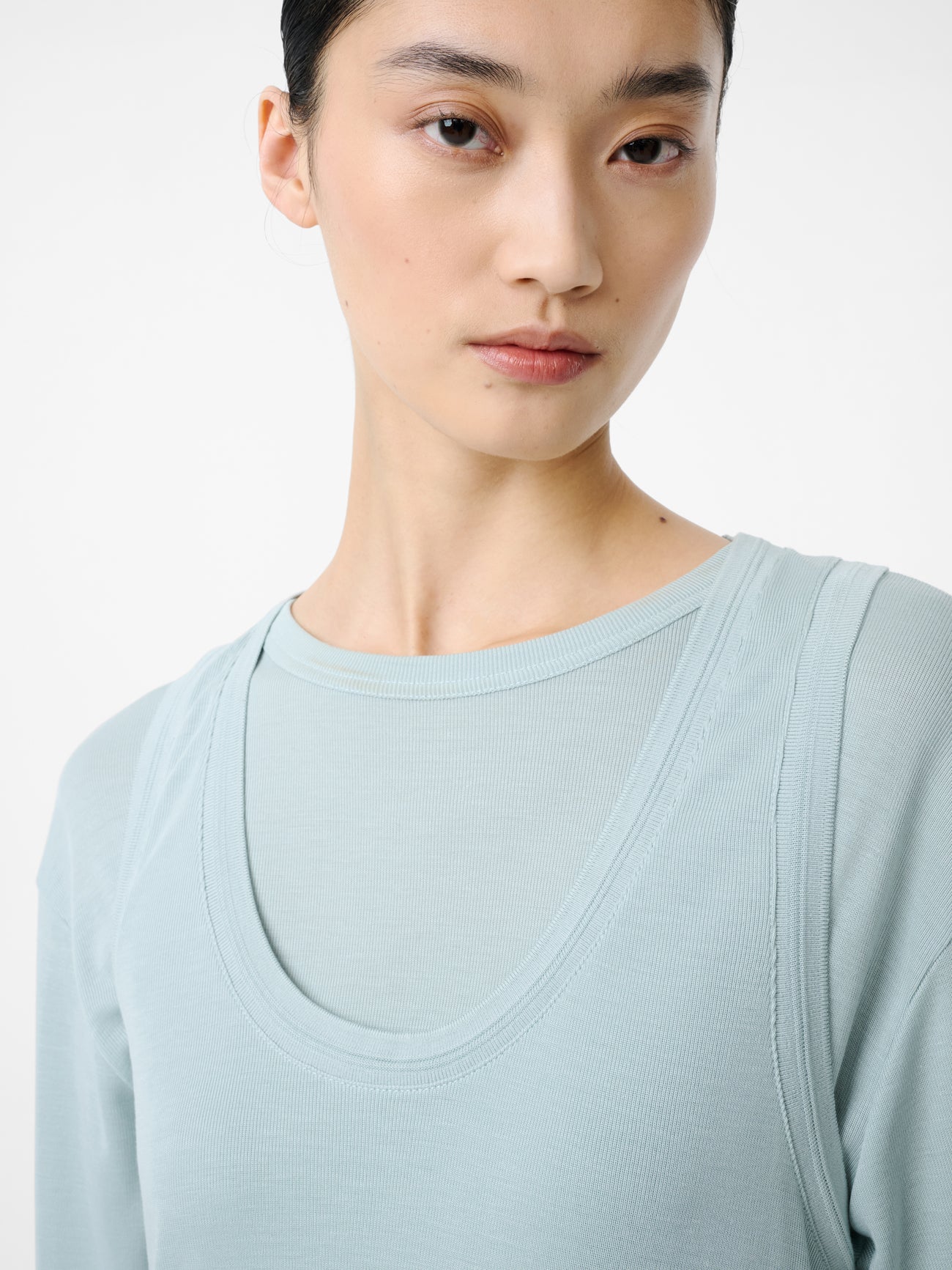 Votan Jersey in Spearmint - Studio Nicholson