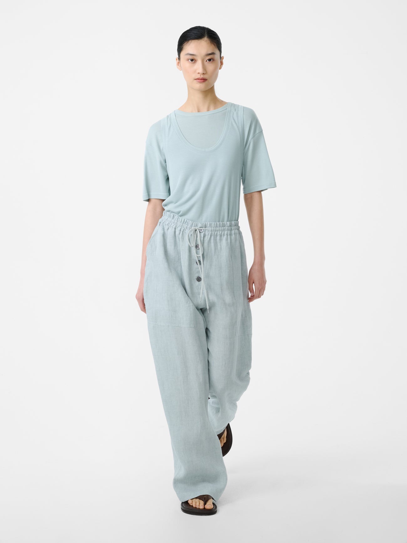 Votan Jersey in Spearmint - Studio Nicholson