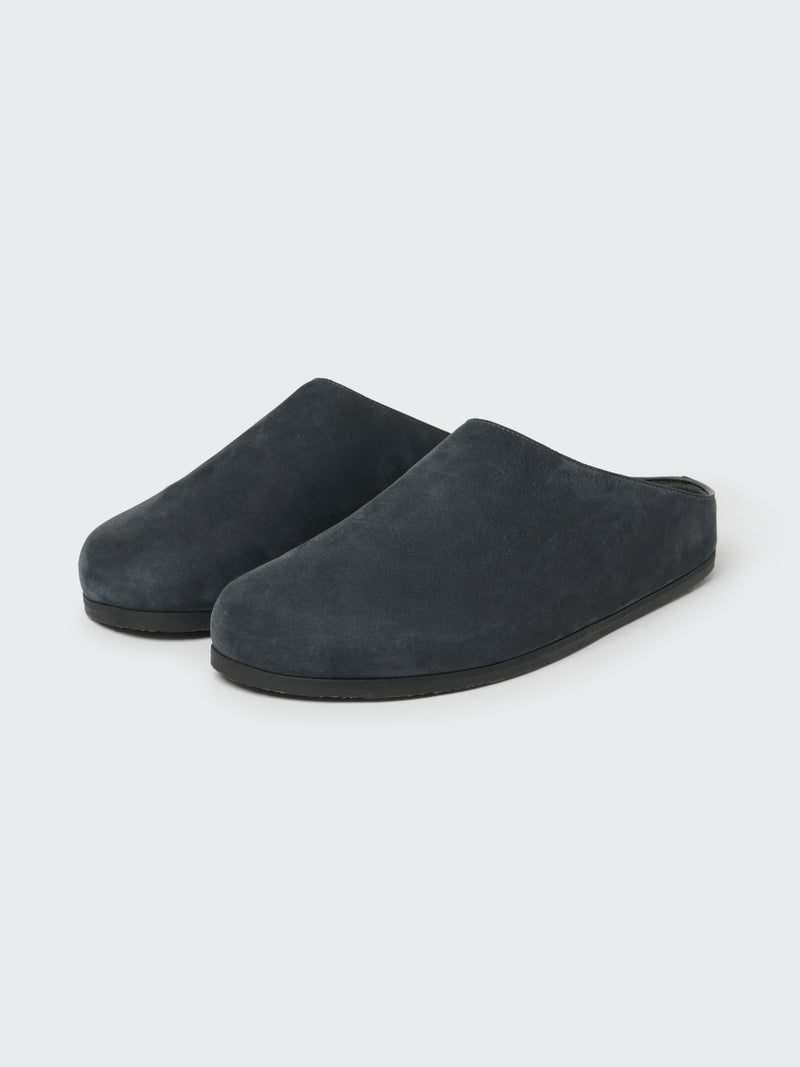 Men's Wearing Nubuk Clog in Ocean