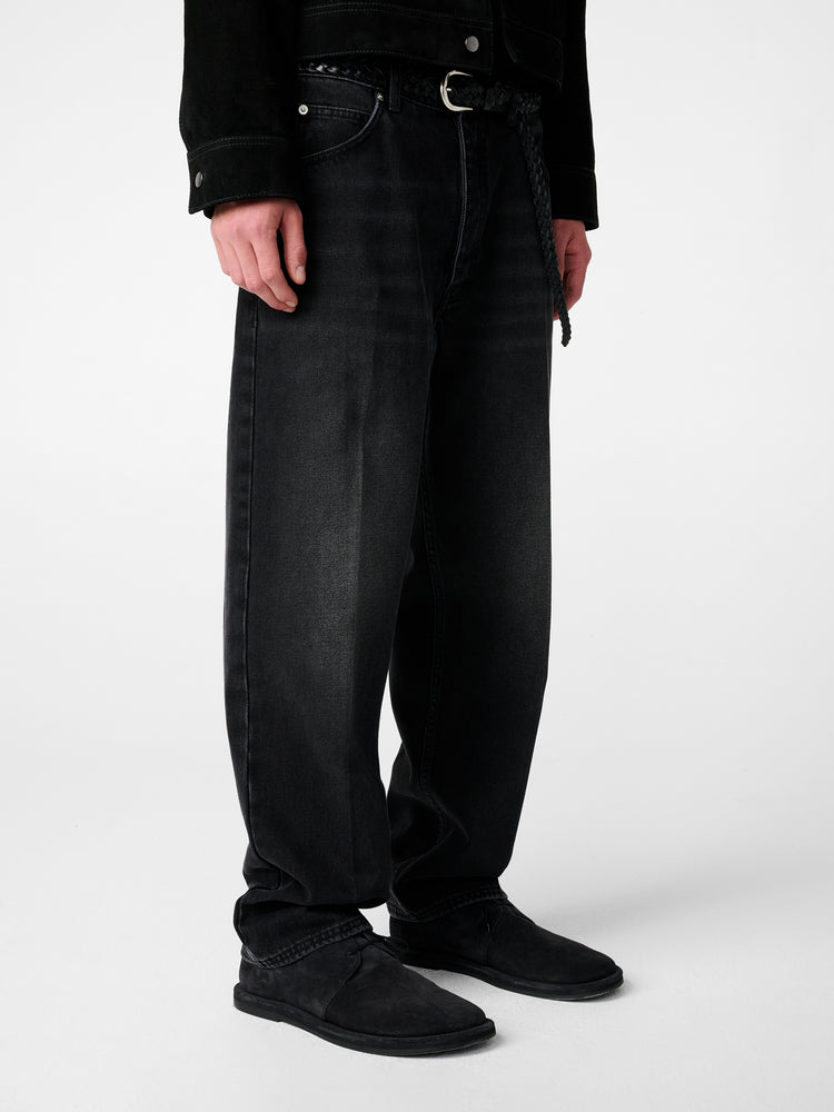 Windslow Denim Pant in Black Cowboy Crease