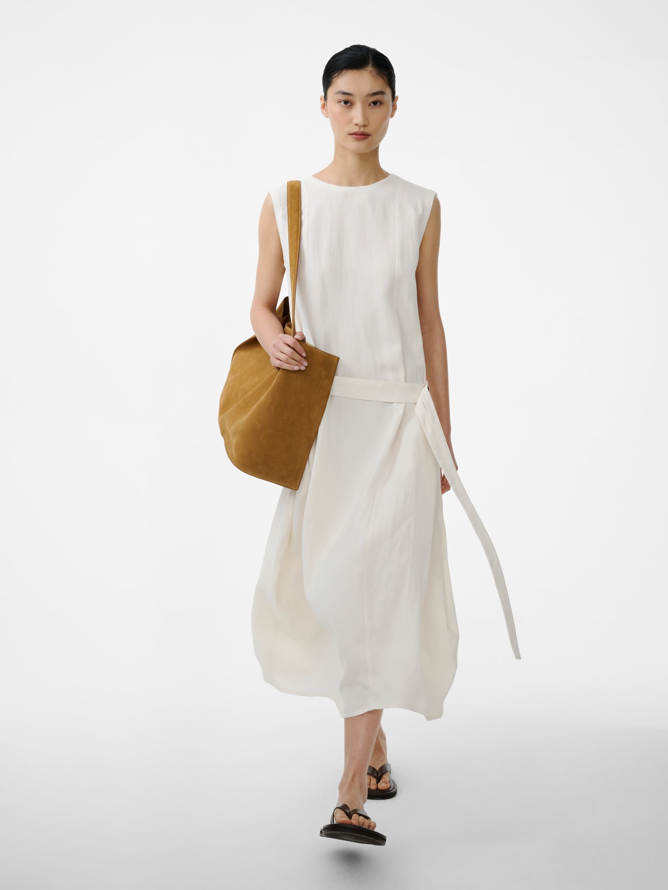 Wold Dress in Chalk - Studio Nicholson