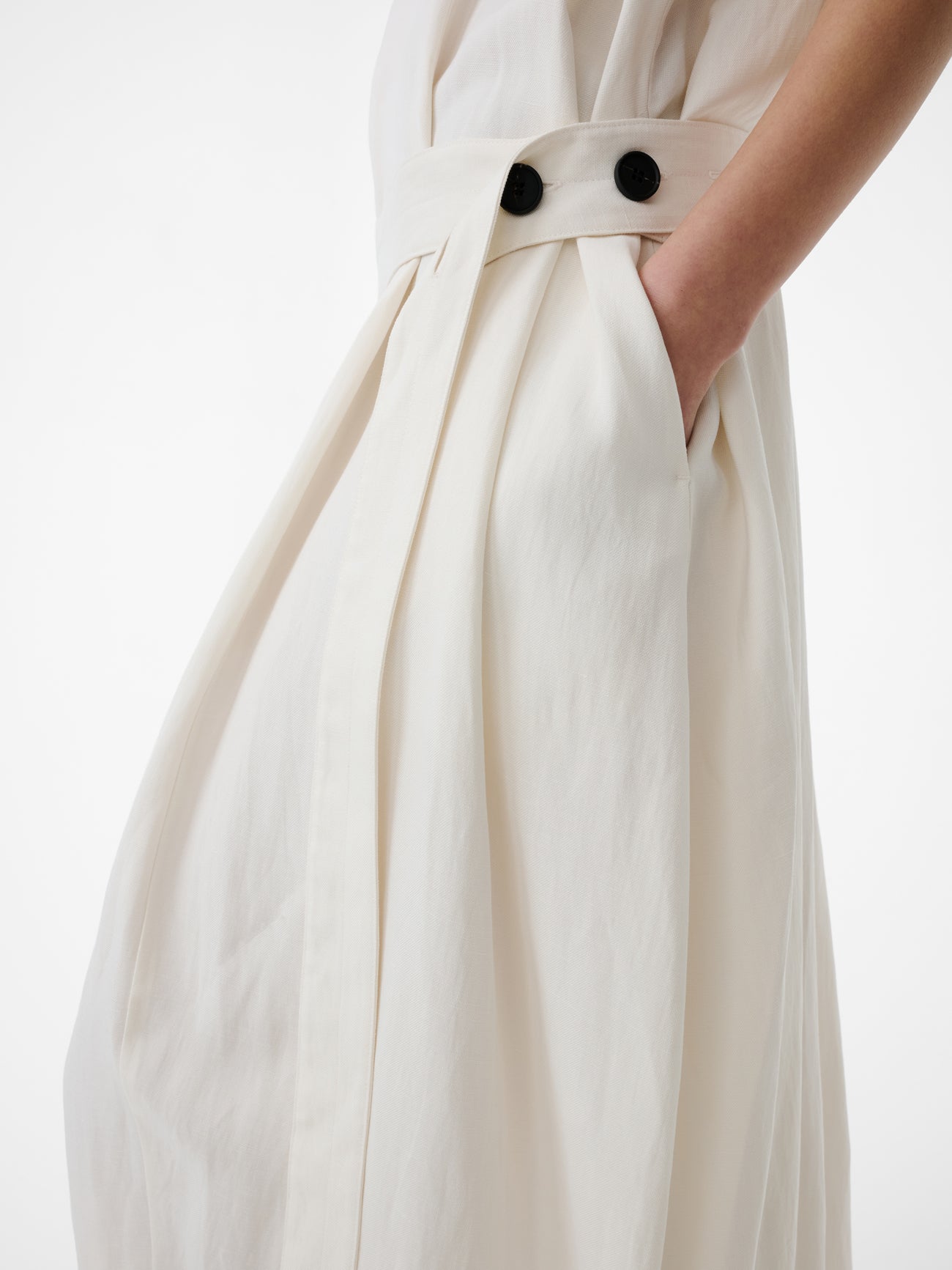 Wold Dress in Chalk - Studio Nicholson