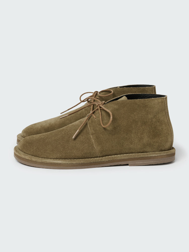 Men's Woodrow Suede Boot in Taupe