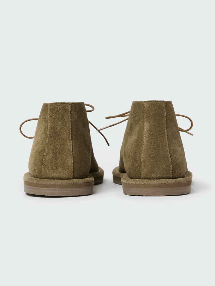Men's Woodrow Suede Boot in Taupe