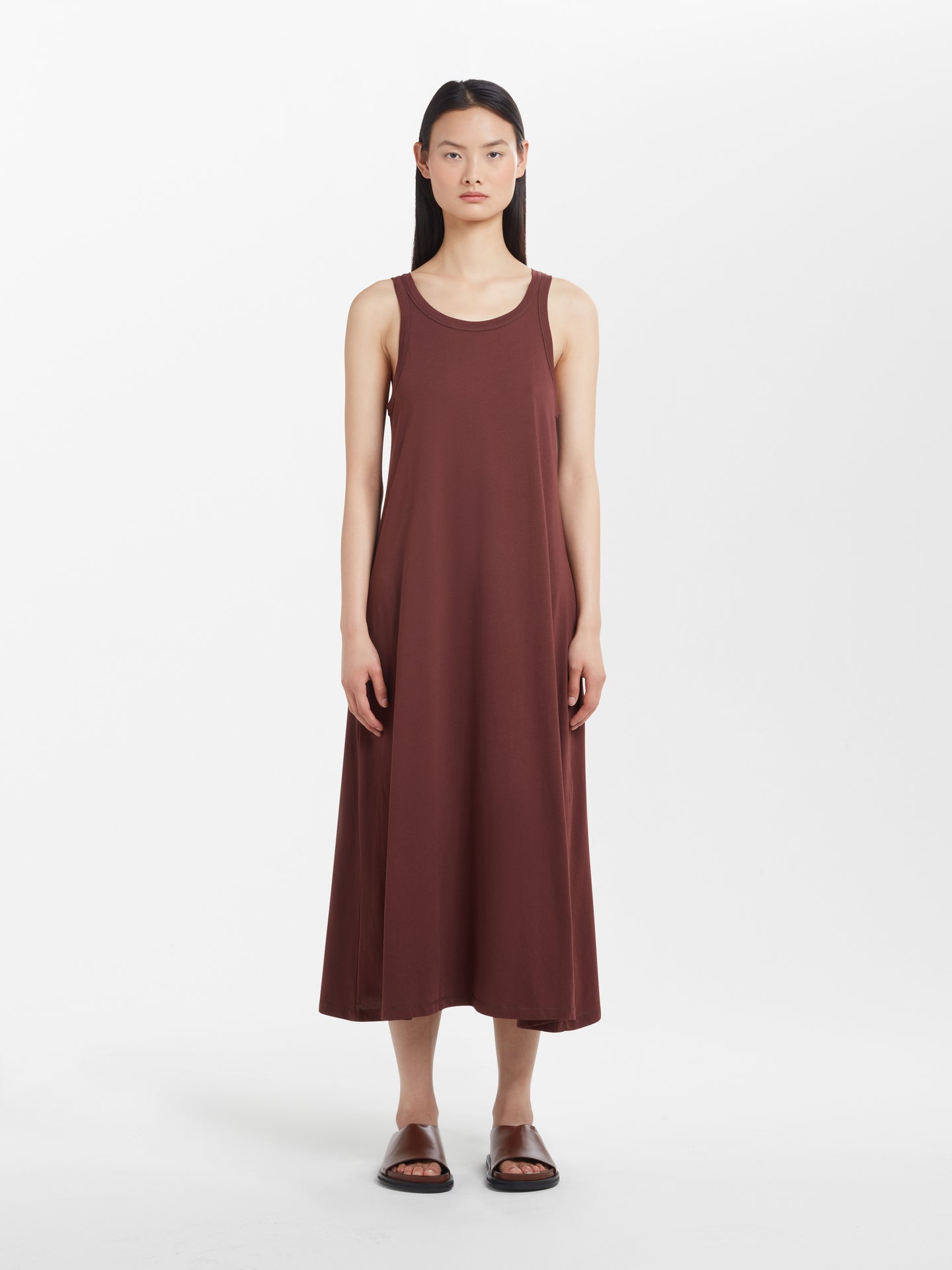 Flint Dress in Chestnut