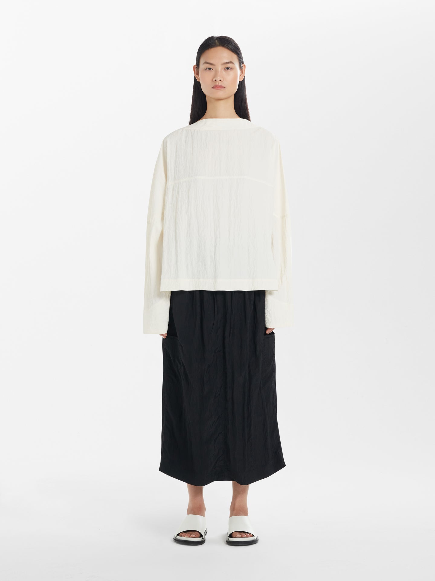 Velho Viscose Top in Parchment